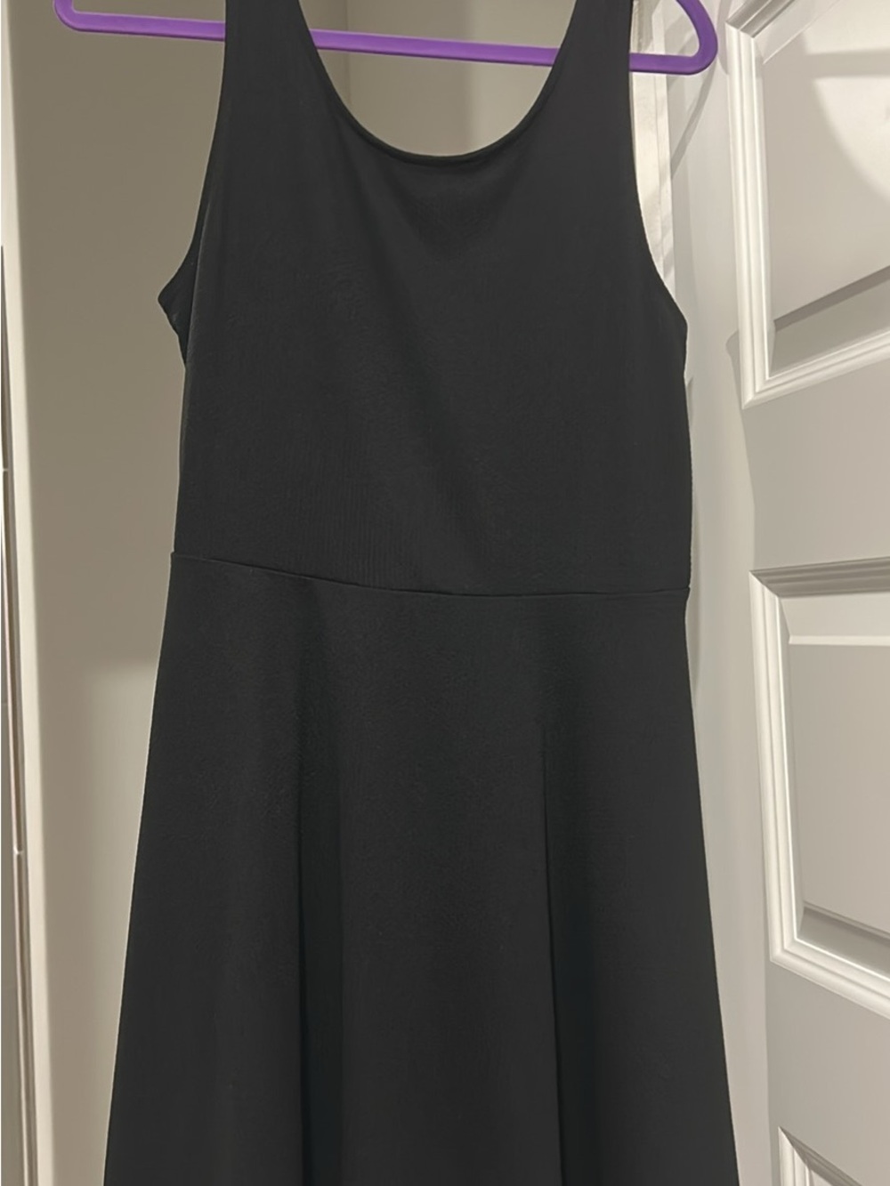 Classic Black Sleeveless Fit-and-Flare Dress